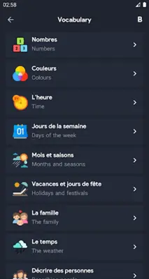 French Conversations - French android App screenshot 3