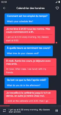 French Conversations - French android App screenshot 4